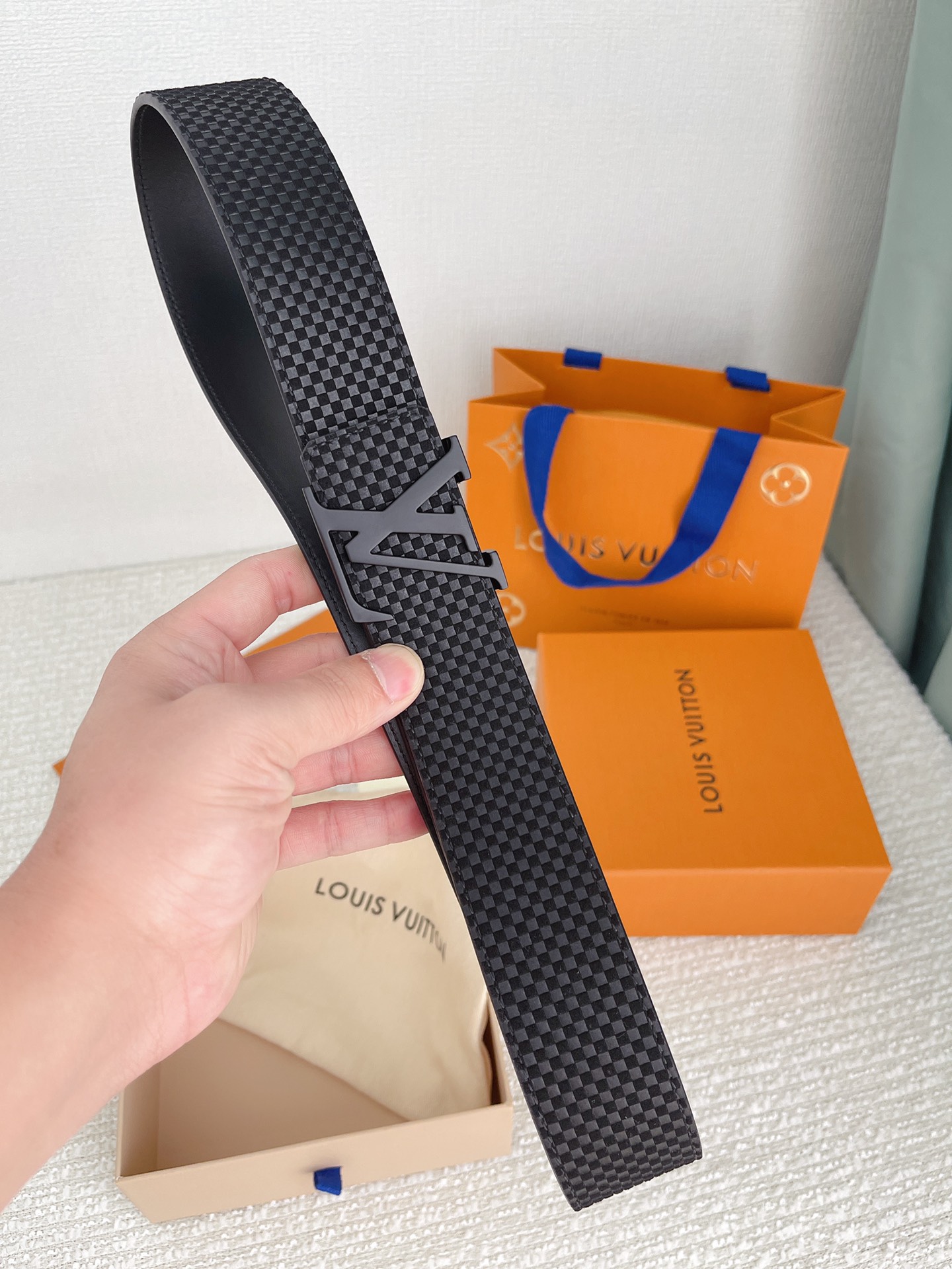 Louis Vuitton Basic Belt Cow Leather M-l