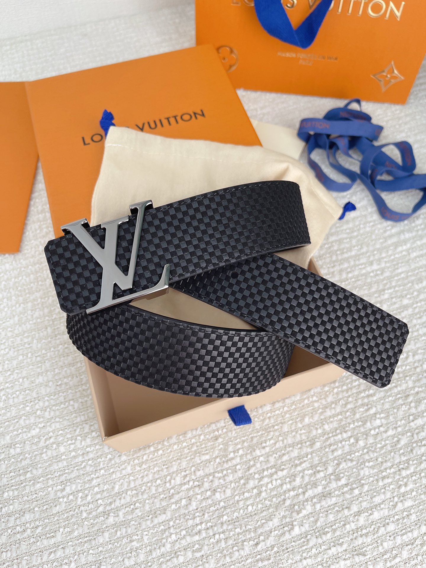 Louis Vuitton Basic Belt Cow Leather M-l