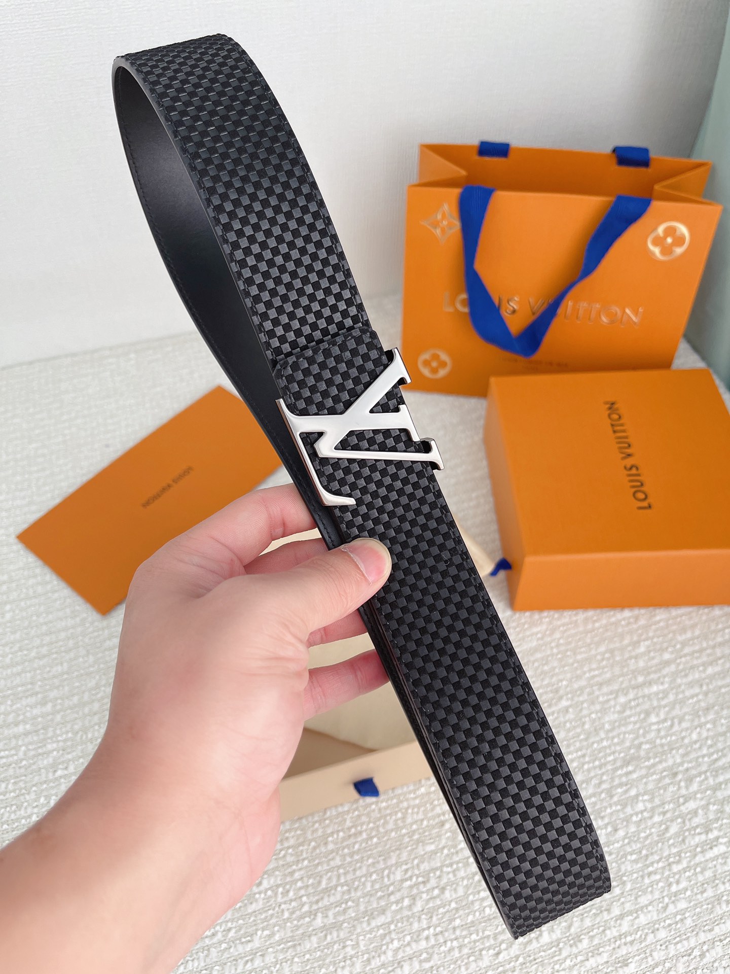 Louis Vuitton Basic Belt Cow Leather M-l