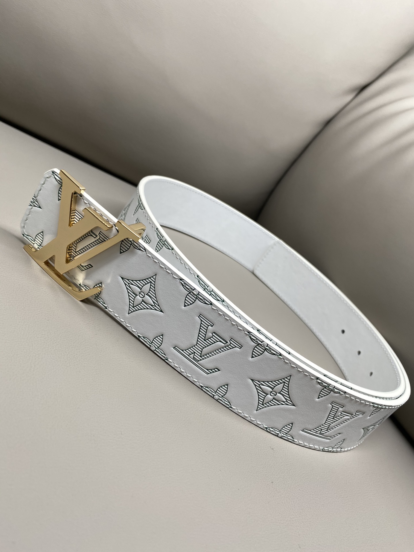 Louis Vuitton Basic Belt Cow Leather L