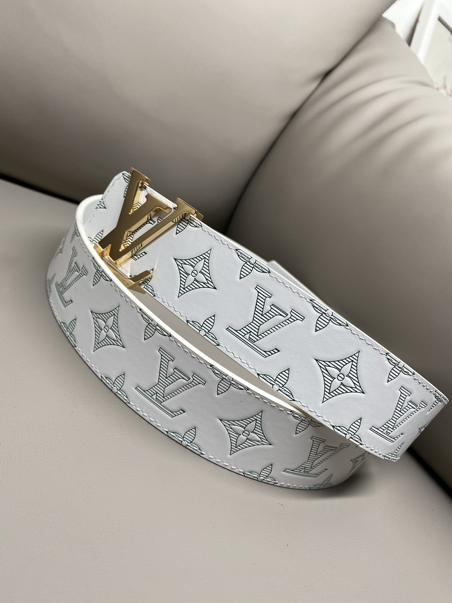Louis Vuitton Basic Belt Cow Leather L