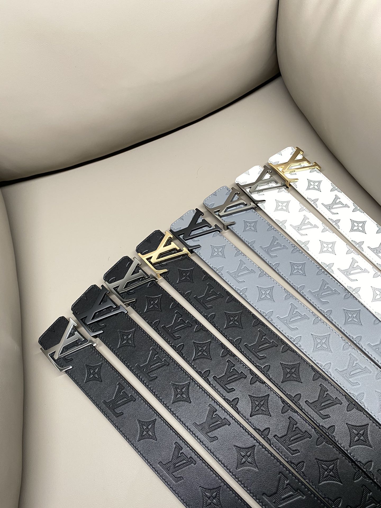 Louis Vuitton Basic Belt Cow Leather L