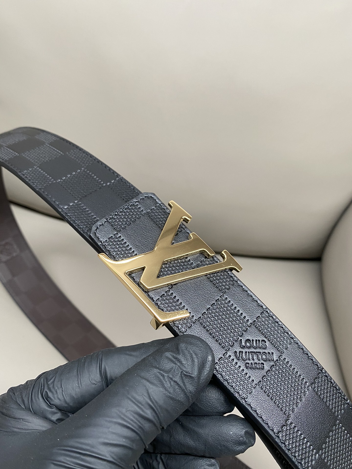Louis Vuitton Basic Belt Cow Leather L