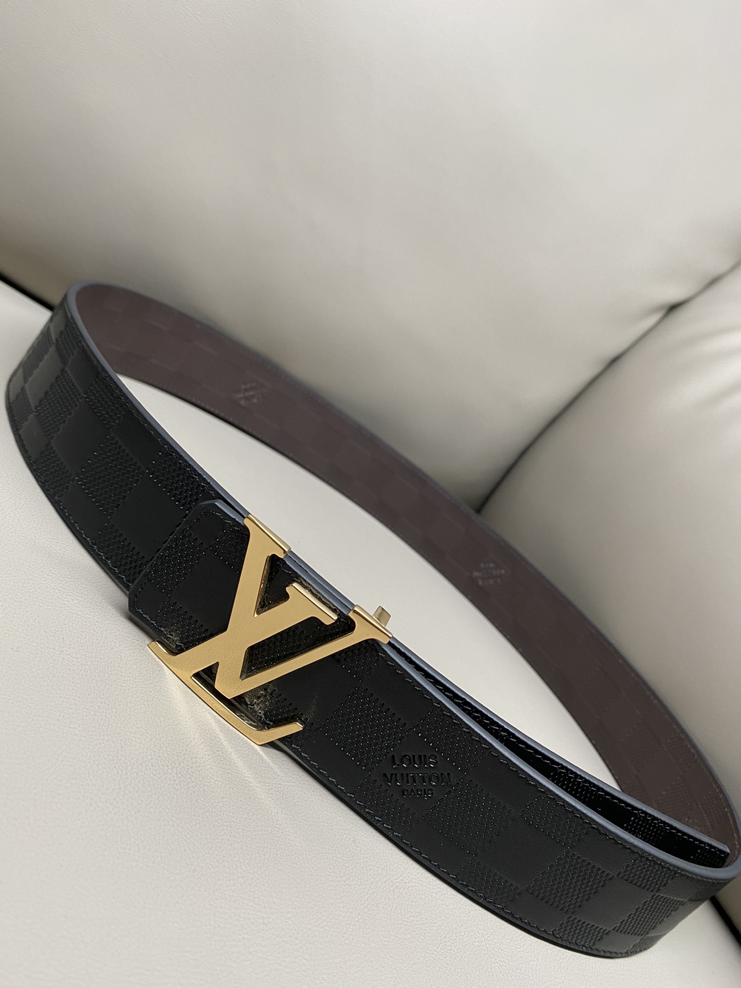 Louis Vuitton Basic Belt Cow Leather L