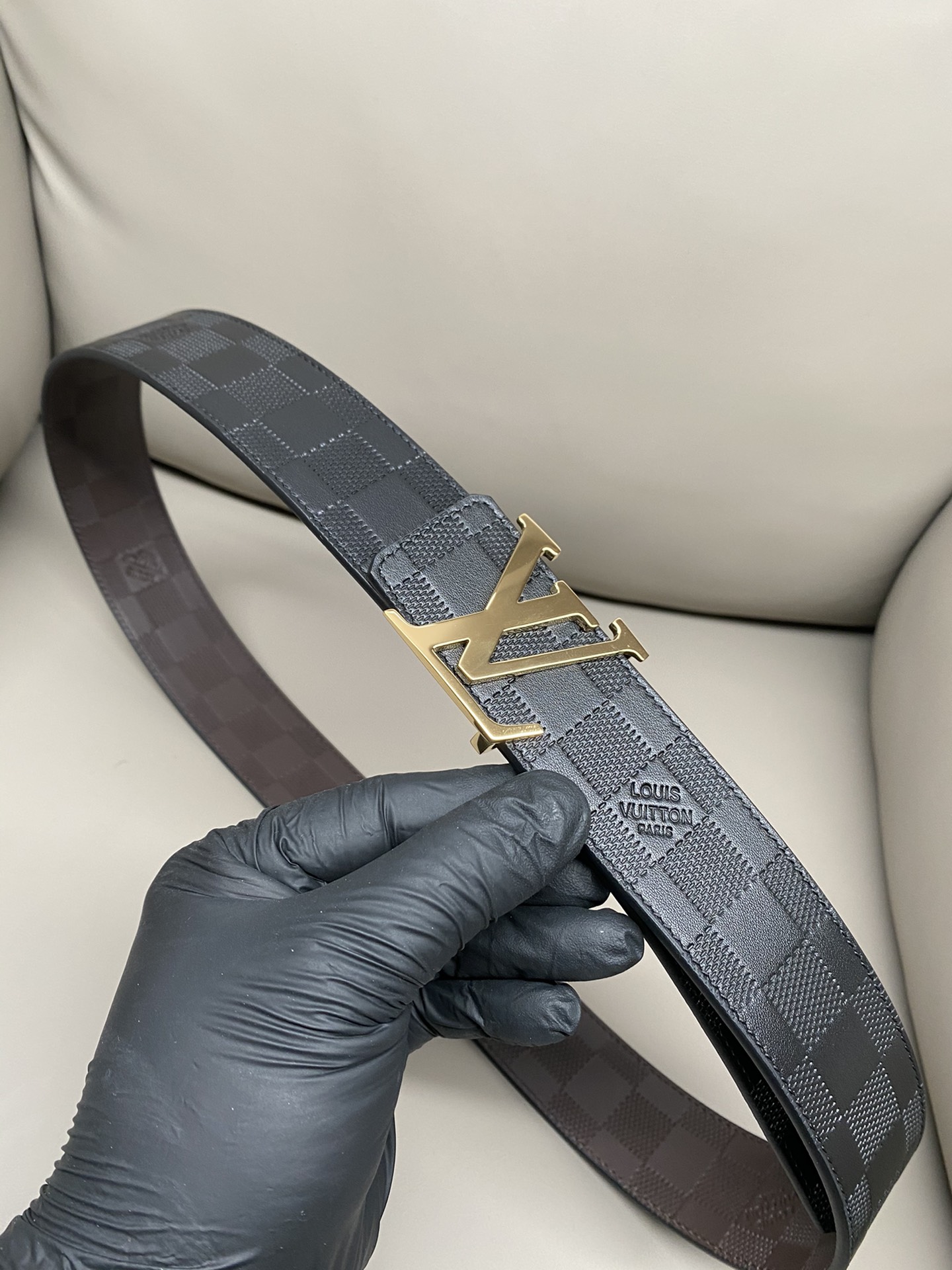 Louis Vuitton Basic Belt Cow Leather L