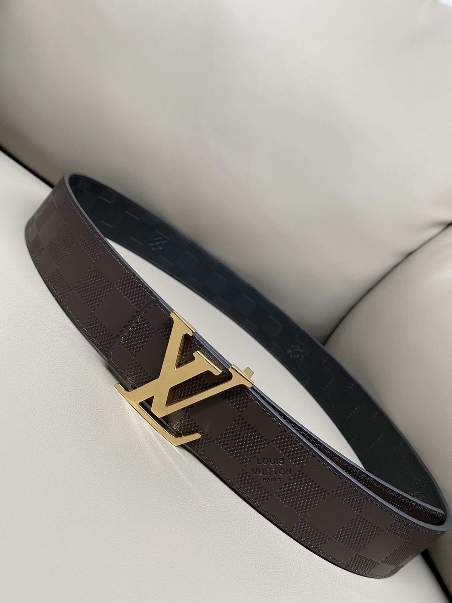 Louis Vuitton Basic Belt Cow Leather L