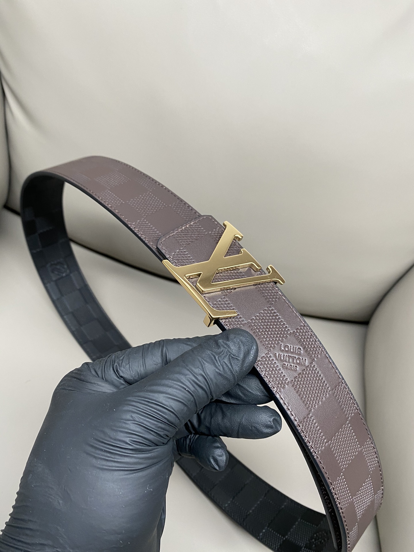 Louis Vuitton Basic Belt Cow Leather L