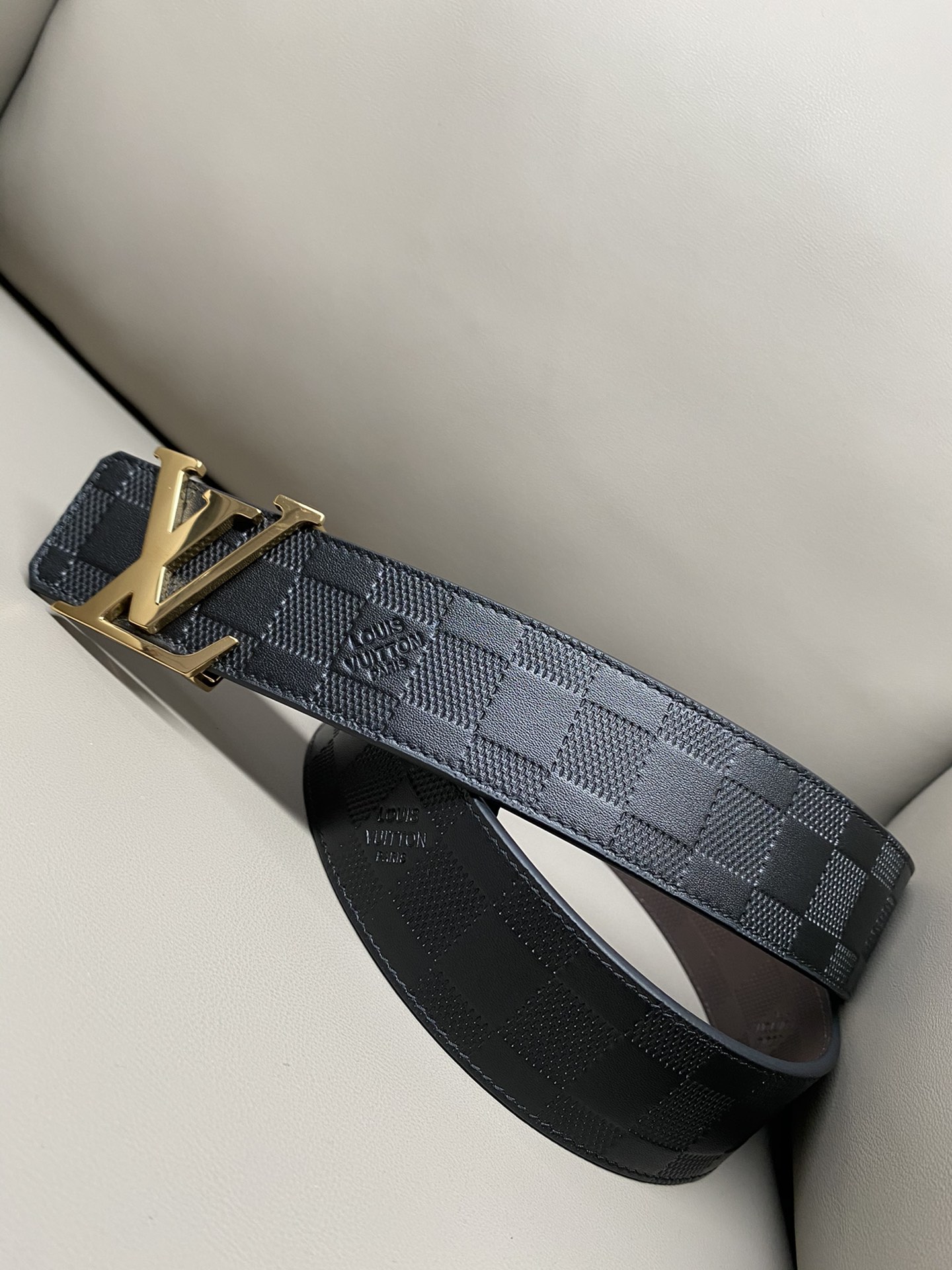 Louis Vuitton Basic Belt Cow Leather L