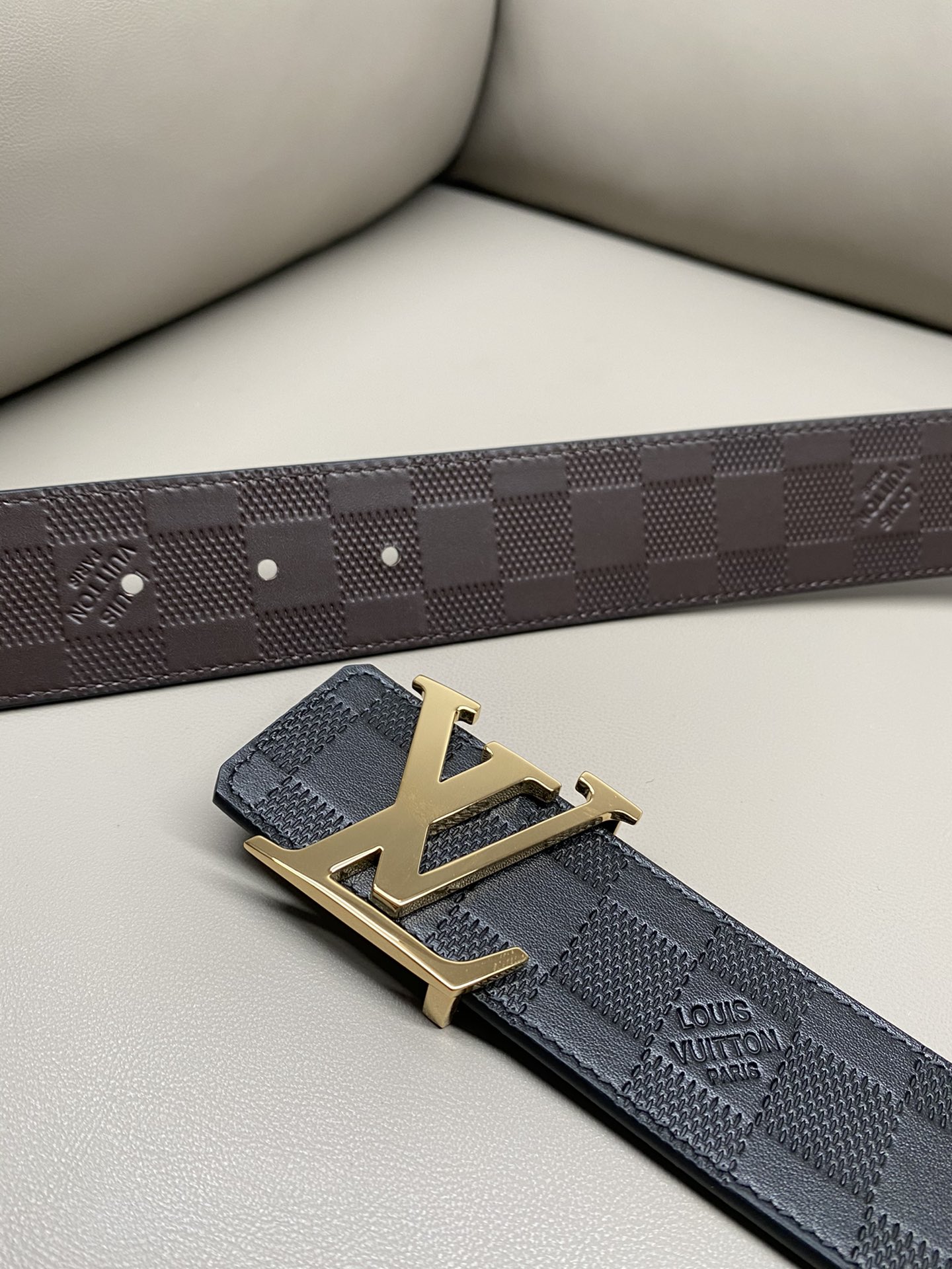 Louis Vuitton Basic Belt Cow Leather L