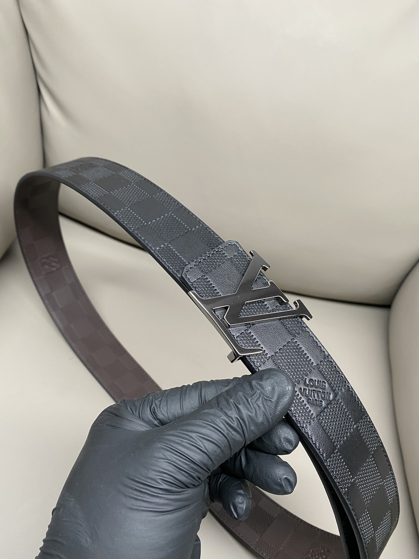 Louis Vuitton Basic Belt Cow Leather L