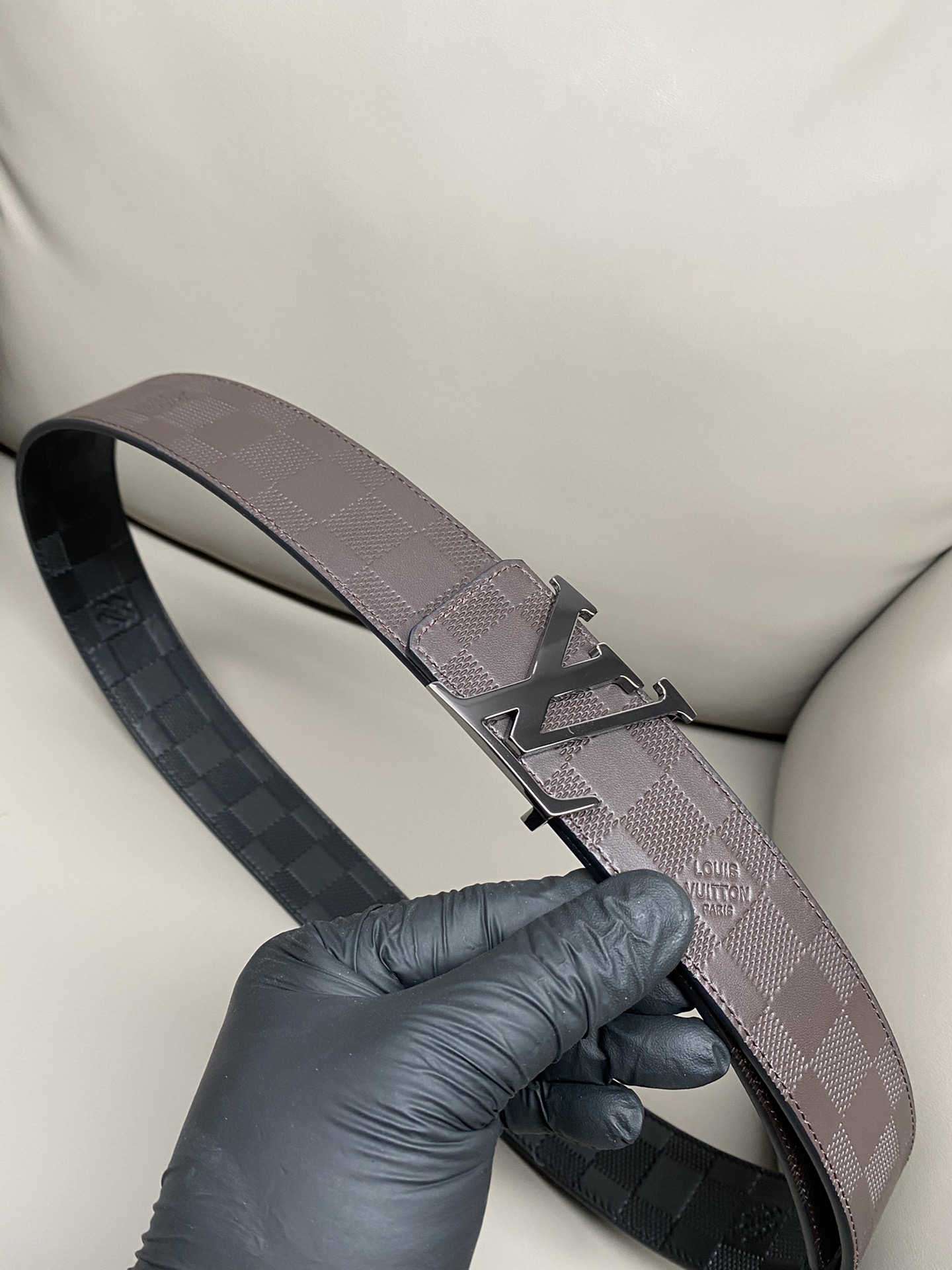 Louis Vuitton Basic Belt Cow Leather L