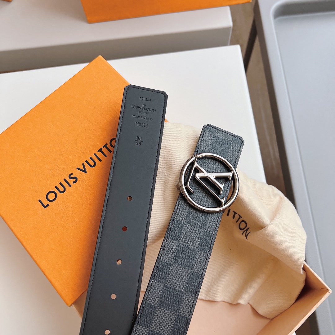 Louis Vuitton Male Leather Belt S-l