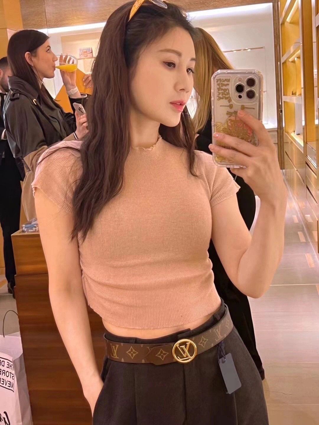 Louis Vuitton Female Basic Belt Wide Width L