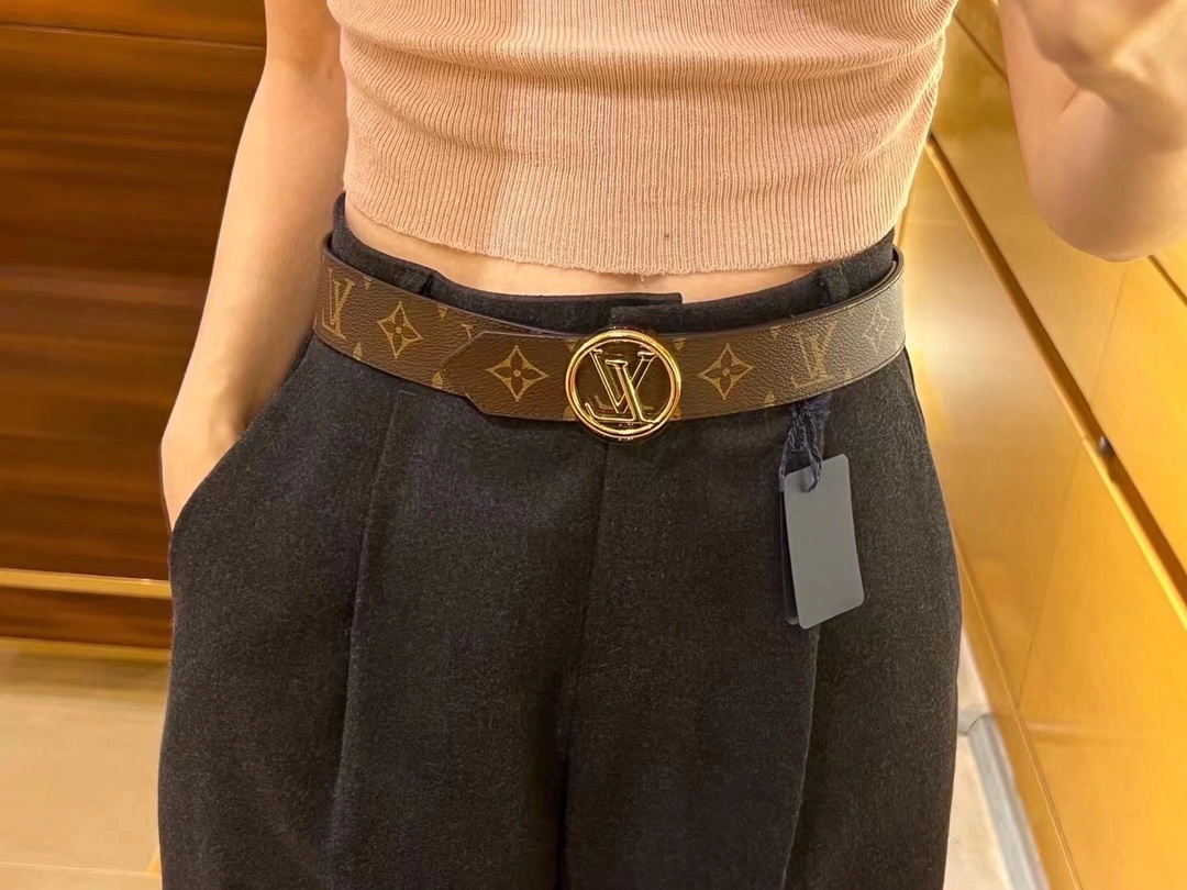 Louis Vuitton Female Basic Belt Wide Width L