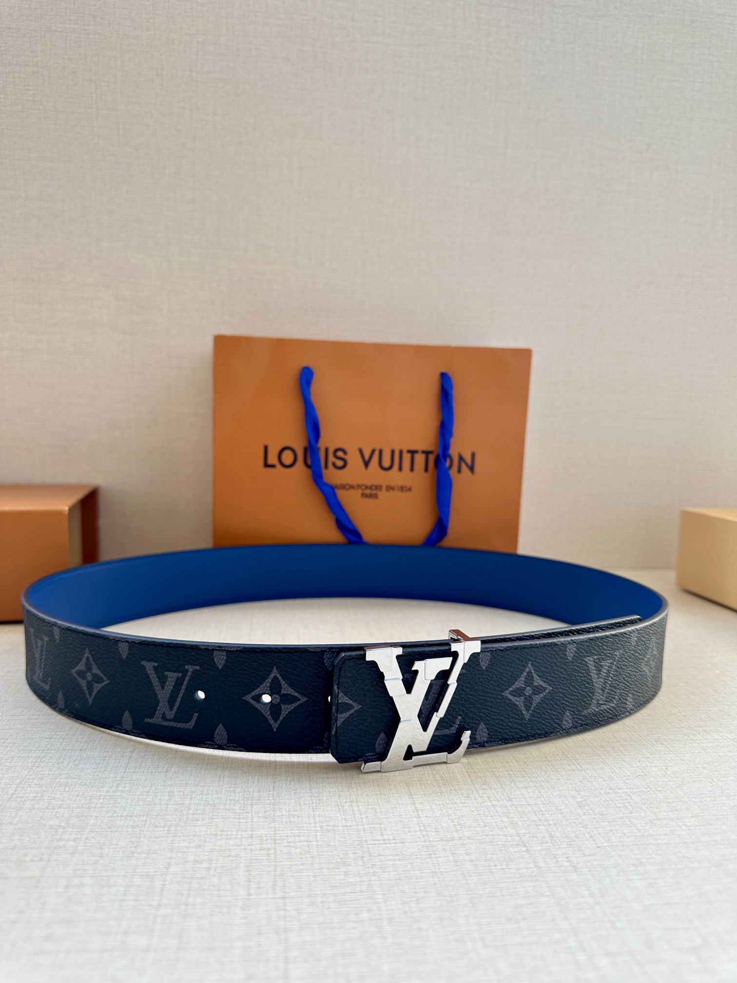 Louis Vuitton Male Basic Belt Canvas S-m-l