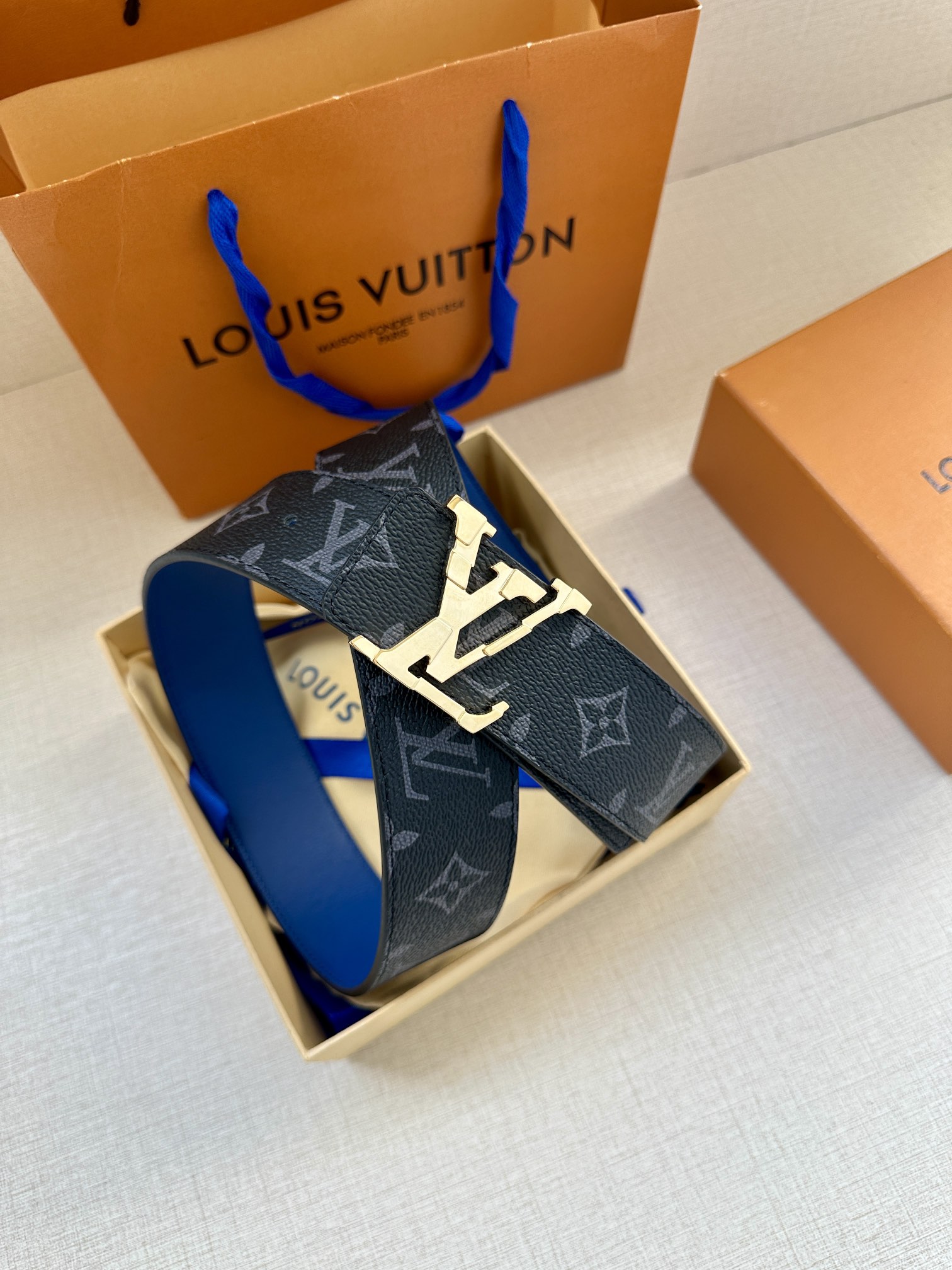 Louis Vuitton Male Basic Belt Canvas S-m-l