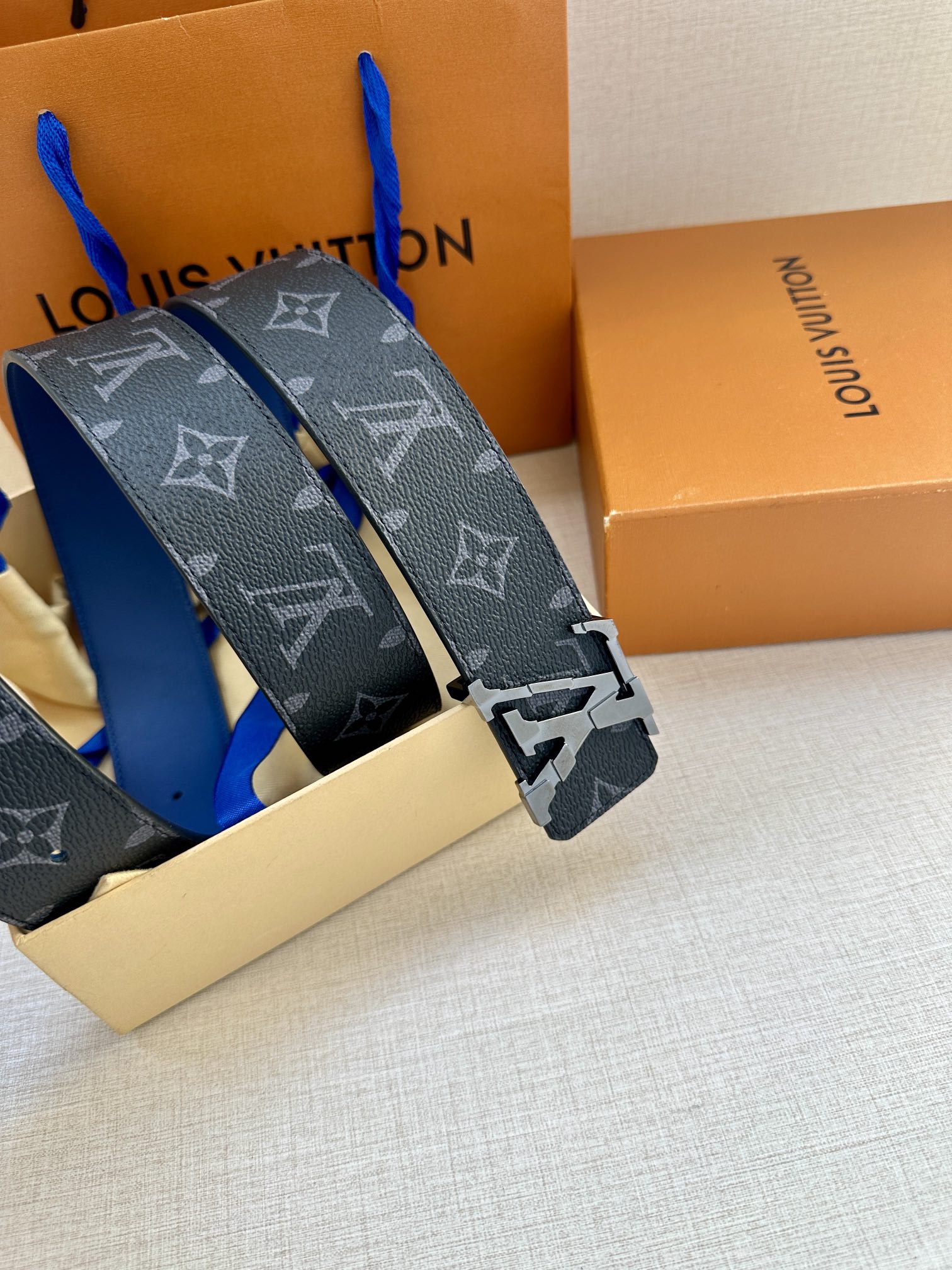 Louis Vuitton Male Basic Belt Canvas S-m-l