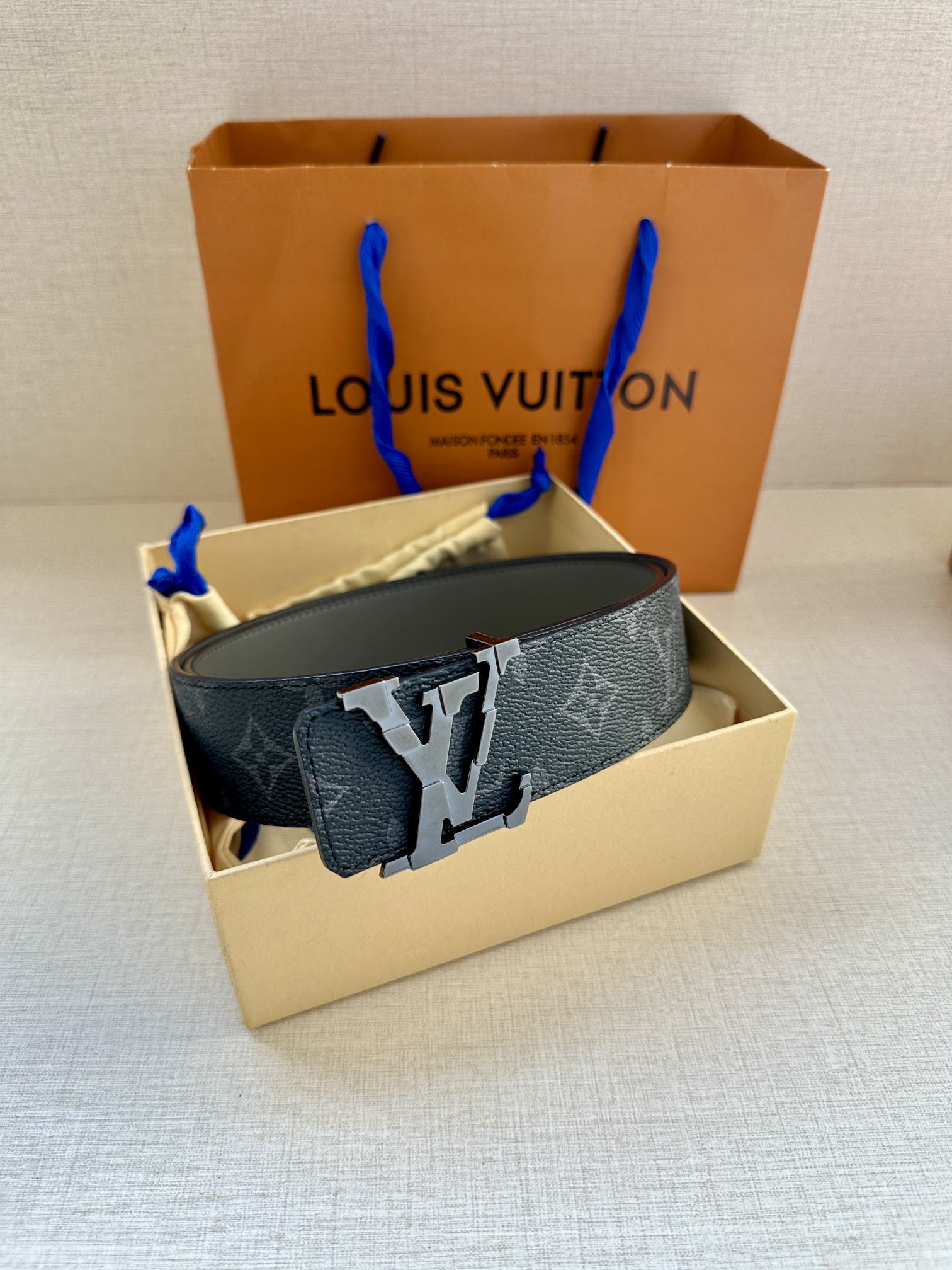 Louis Vuitton Male Basic Belt Canvas S-m-l