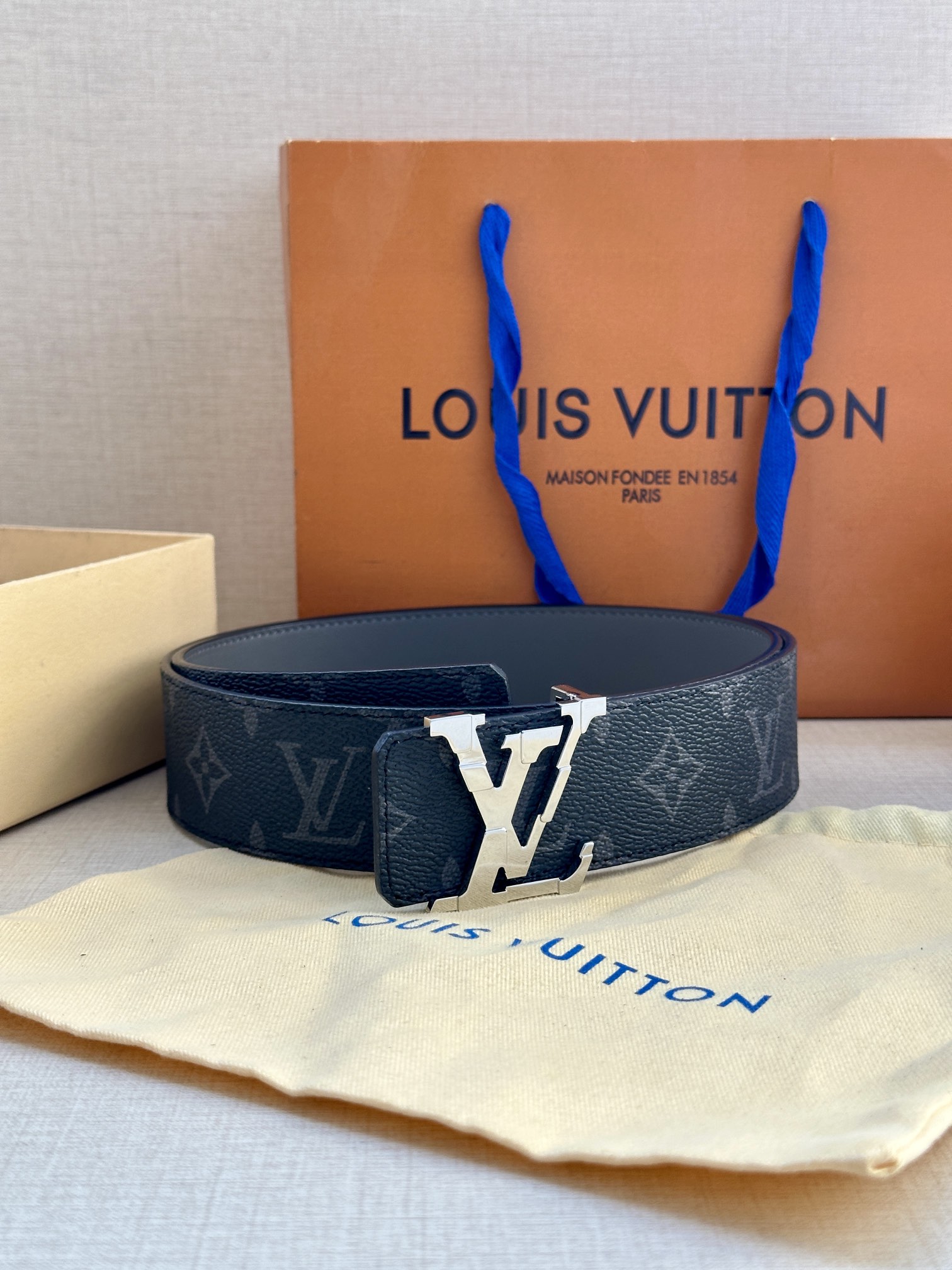 Louis Vuitton Male Basic Belt Canvas S-m-l