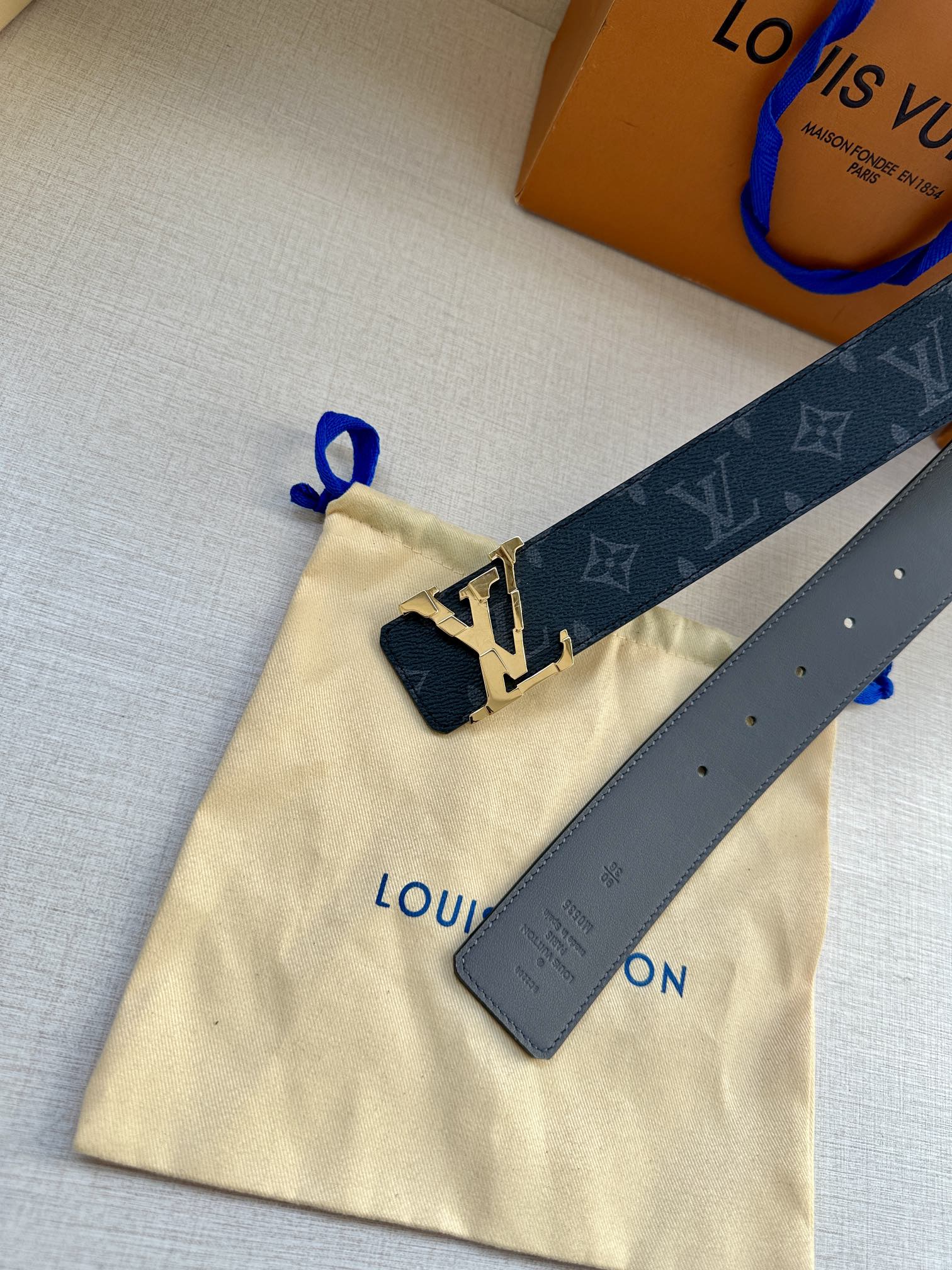 Louis Vuitton Male Basic Belt Canvas S-m-l