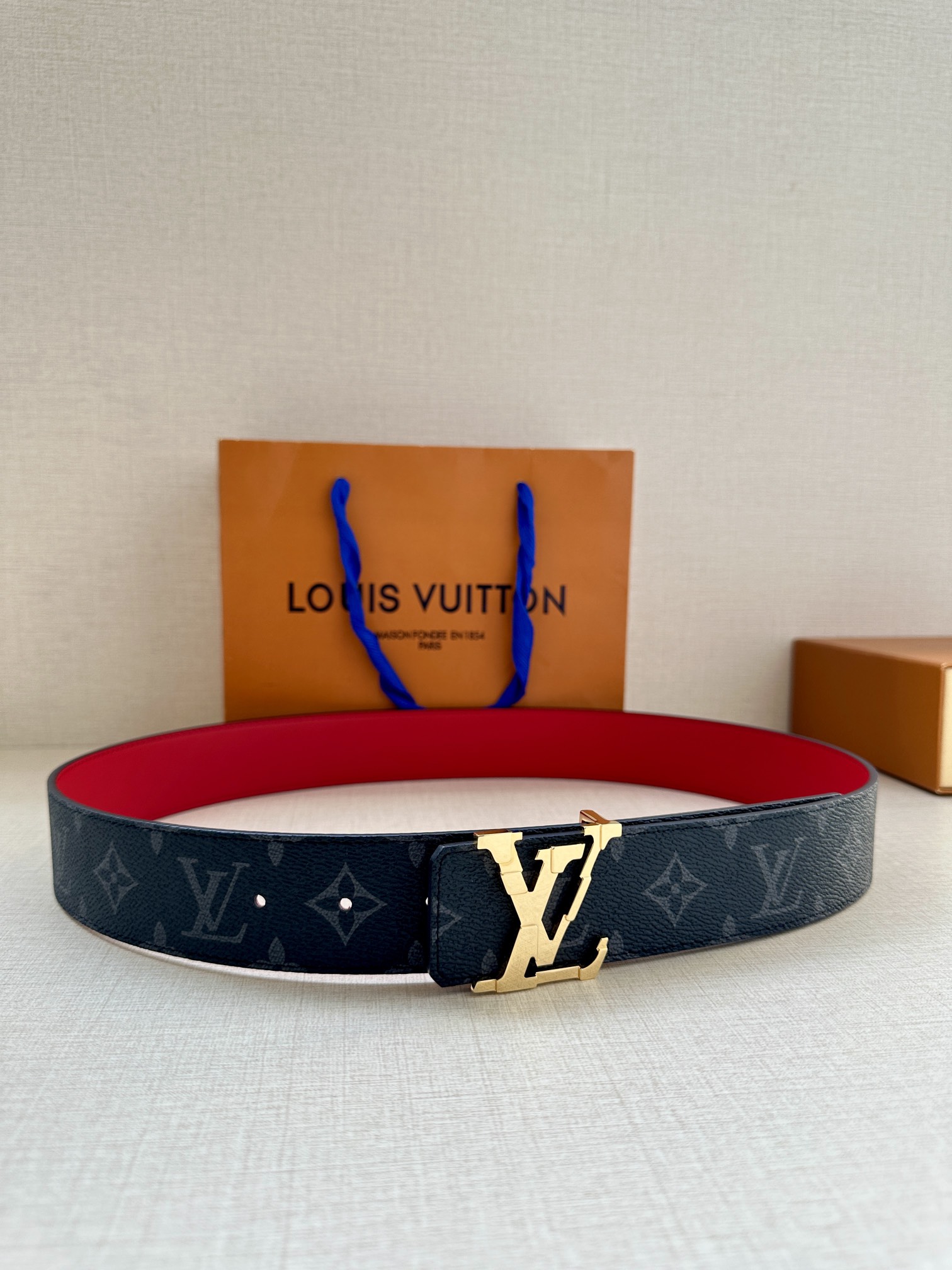 Louis Vuitton Male Basic Belt Canvas S-m-l