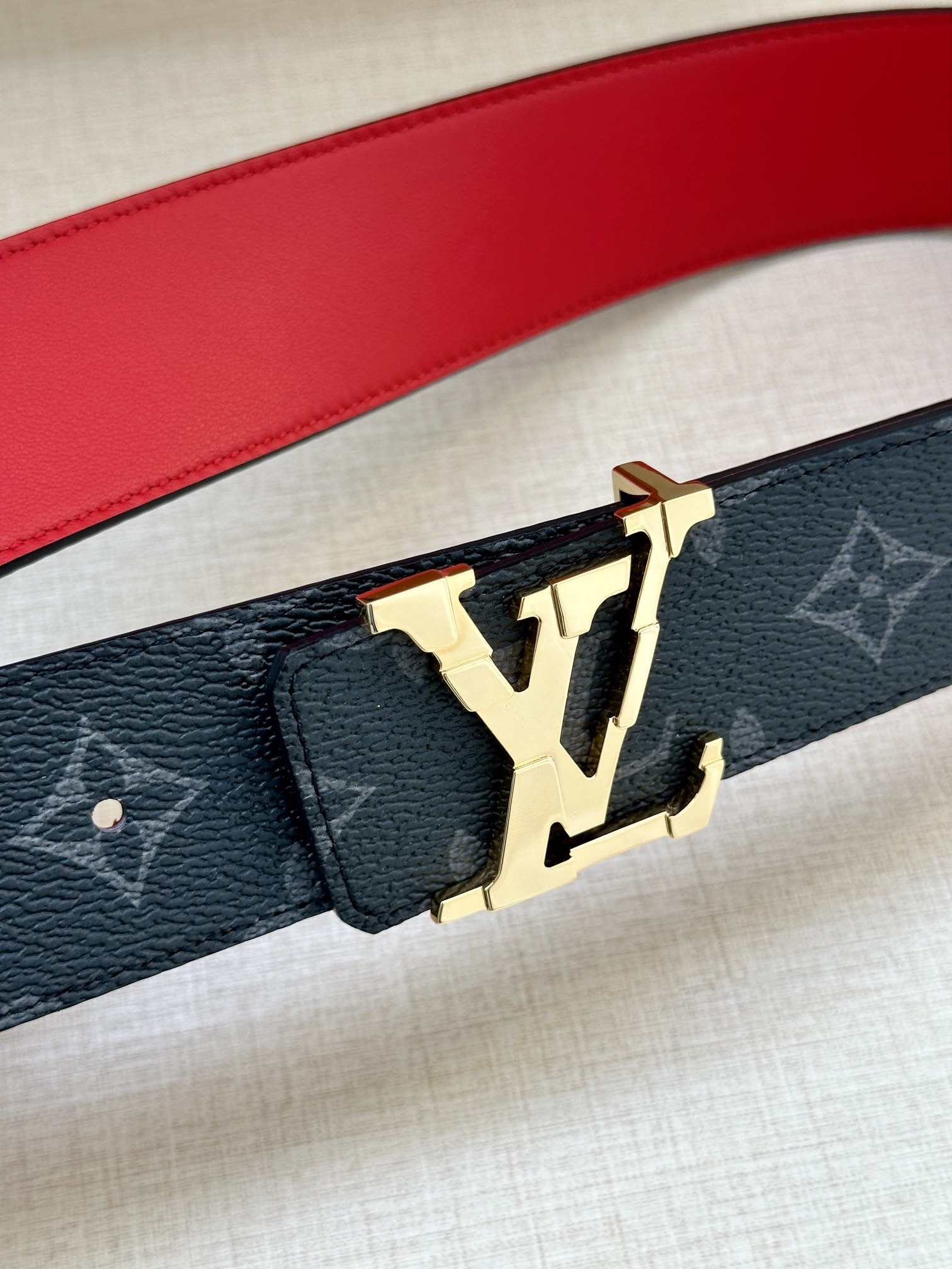 Louis Vuitton Male Basic Belt Canvas S-m-l