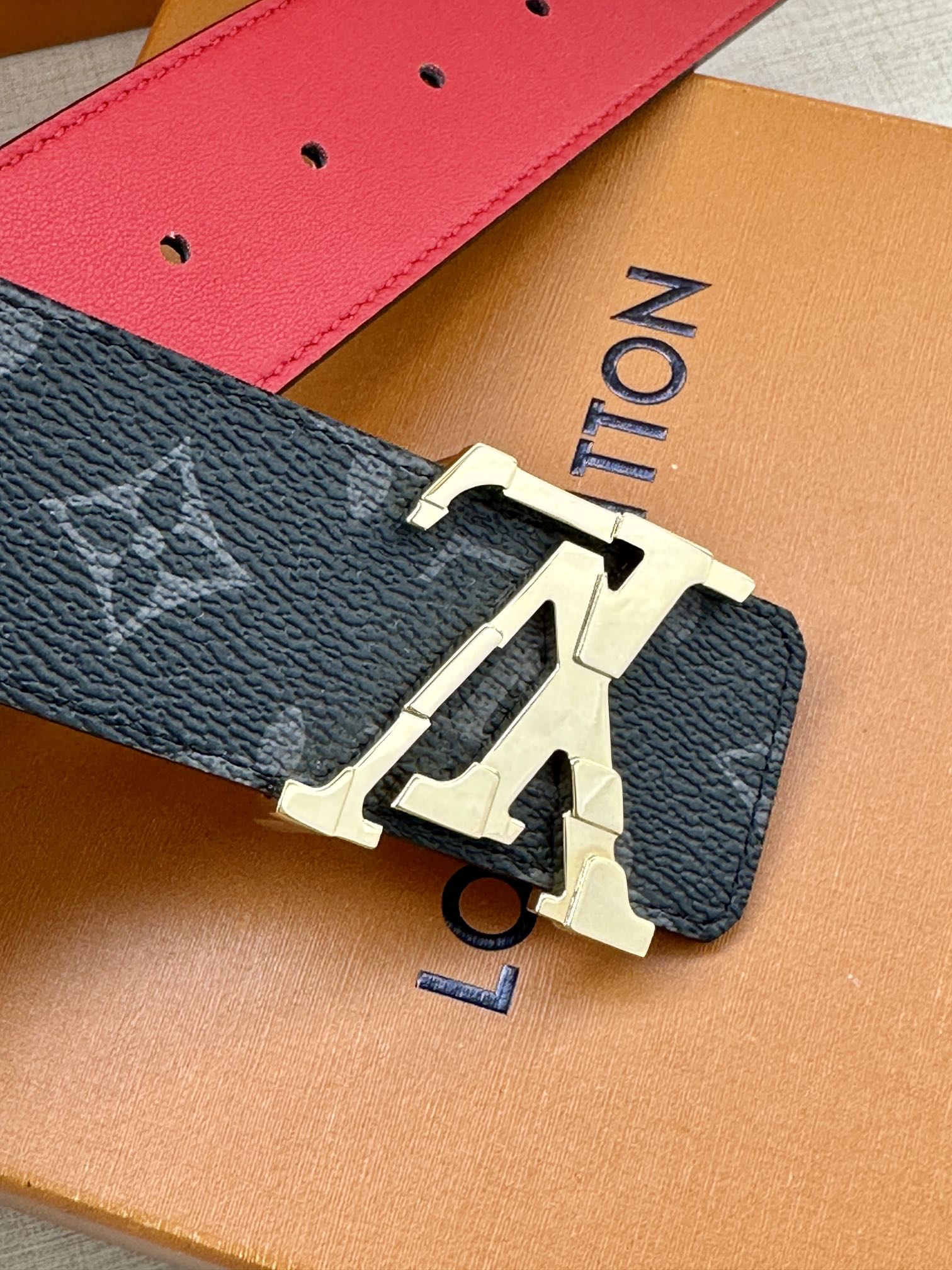 Louis Vuitton Male Basic Belt Canvas S-m-l