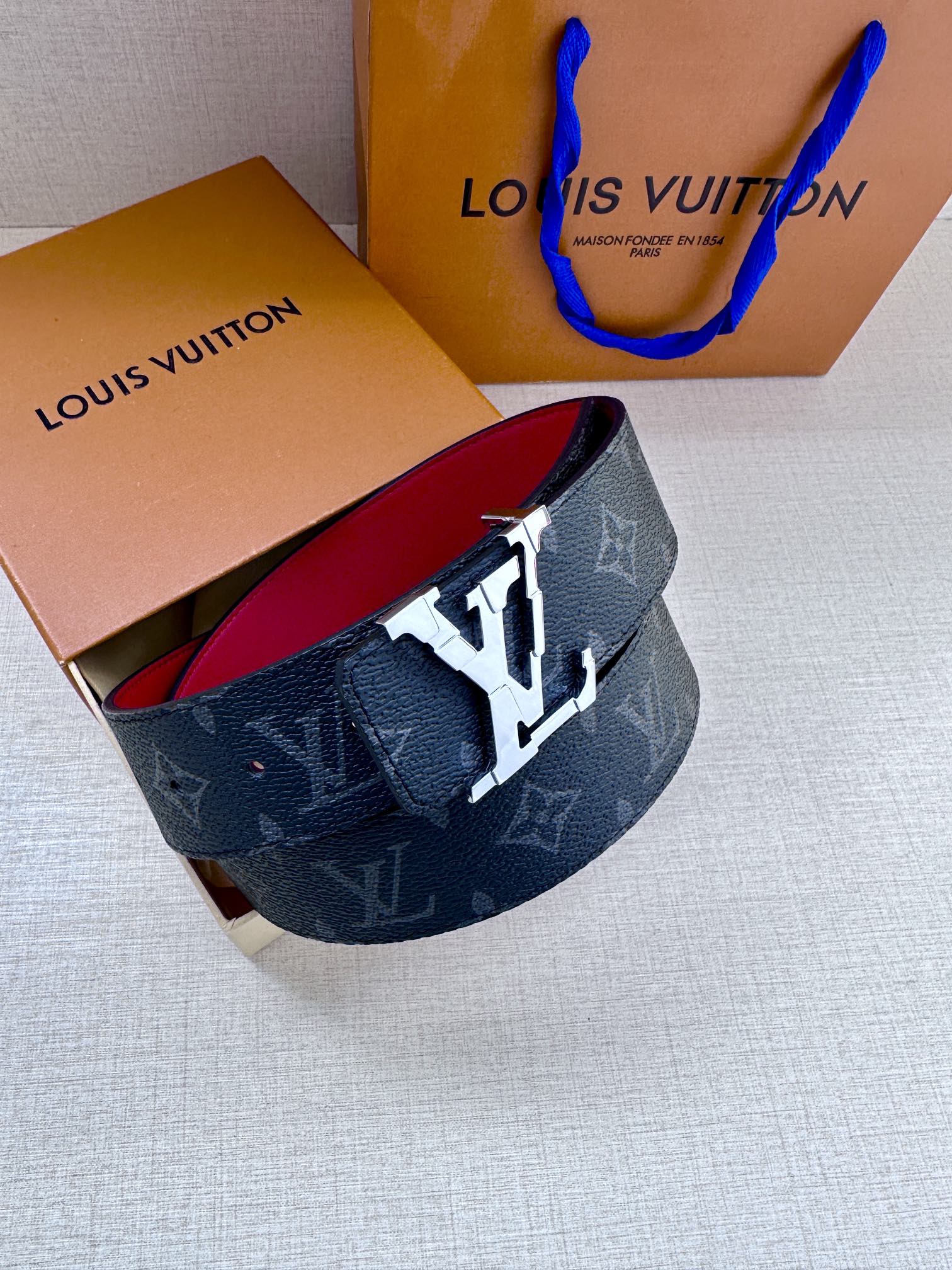 Louis Vuitton Male Basic Belt Canvas S-m-l