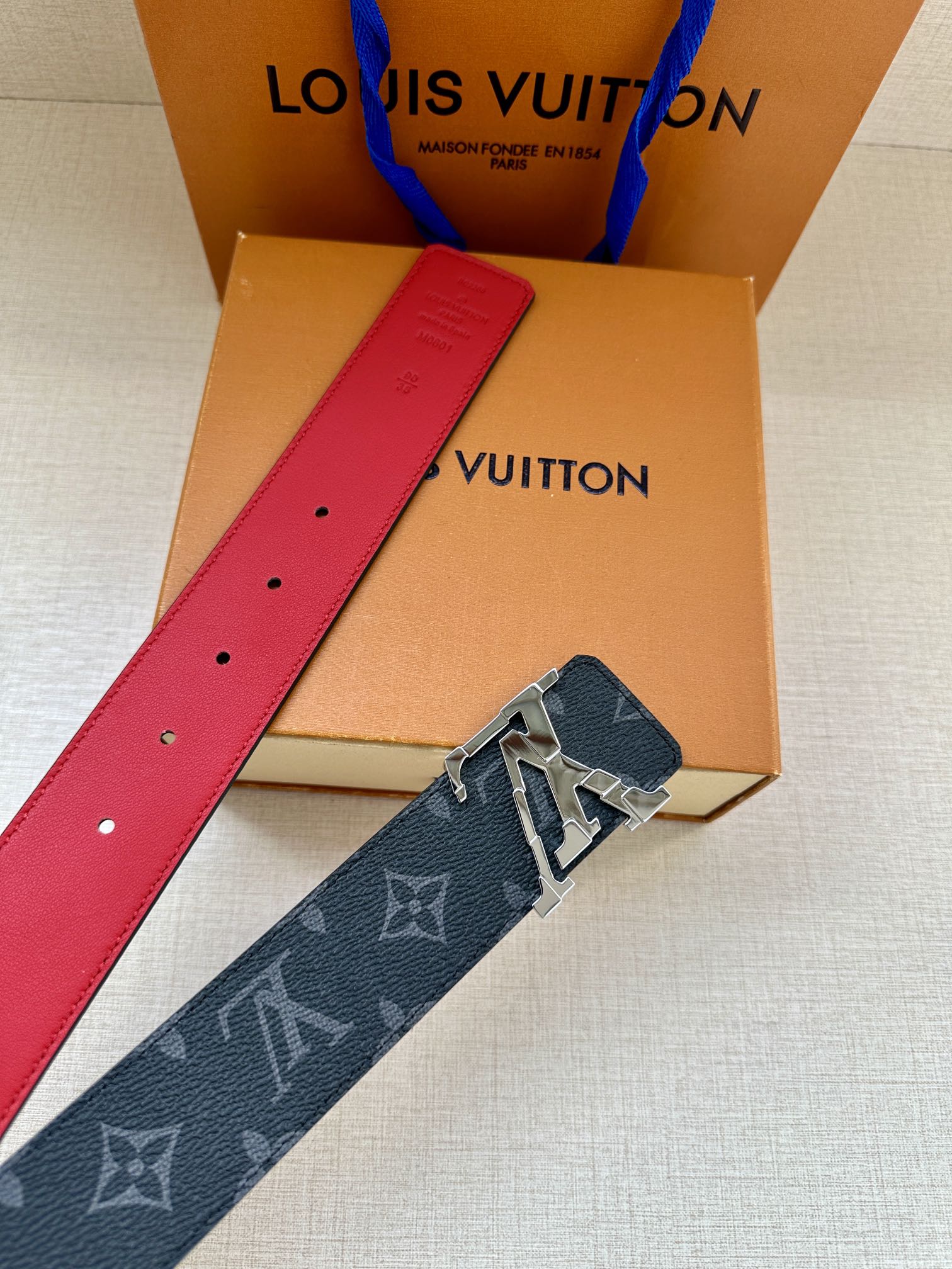 Louis Vuitton Male Basic Belt Canvas S-m-l
