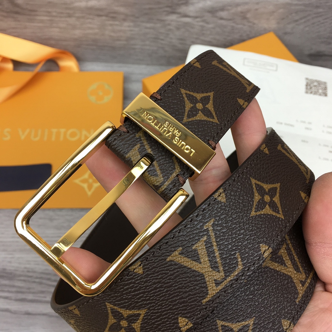 Louis Vuitton Male Pin Buckle Belt M-l