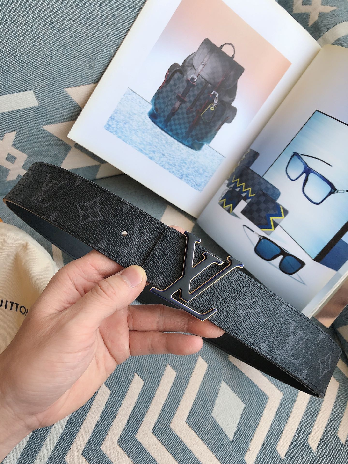 Louis Vuitton Male Basic Belt M-l