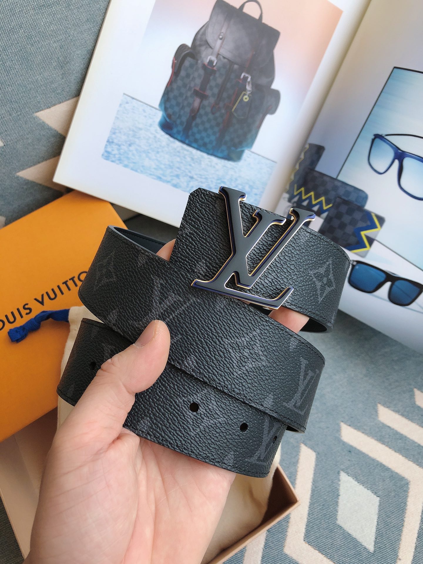 Louis Vuitton Male Basic Belt M-l