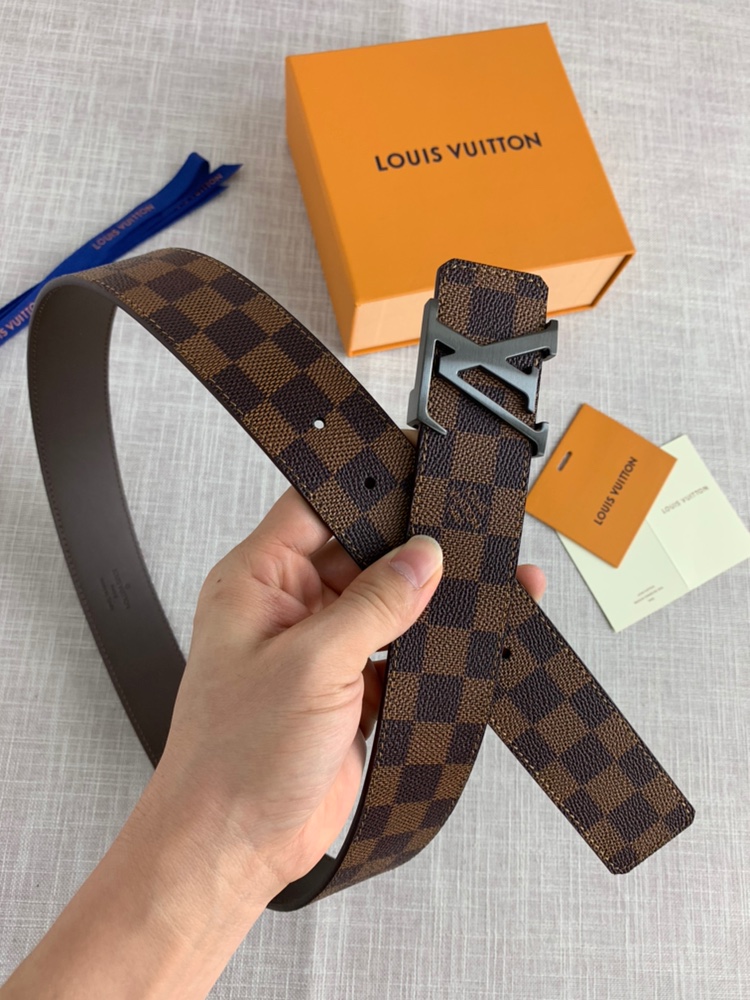 Louis Vuitton Male Basic Belt Cow Leather L