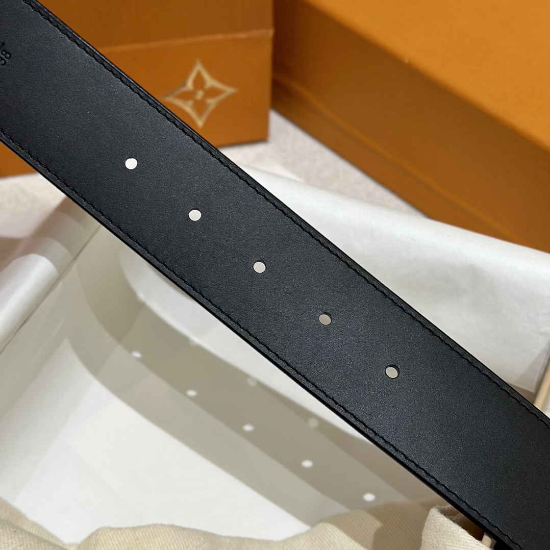 Louis Vuitton Male Leather Belt Canvas S-m-l