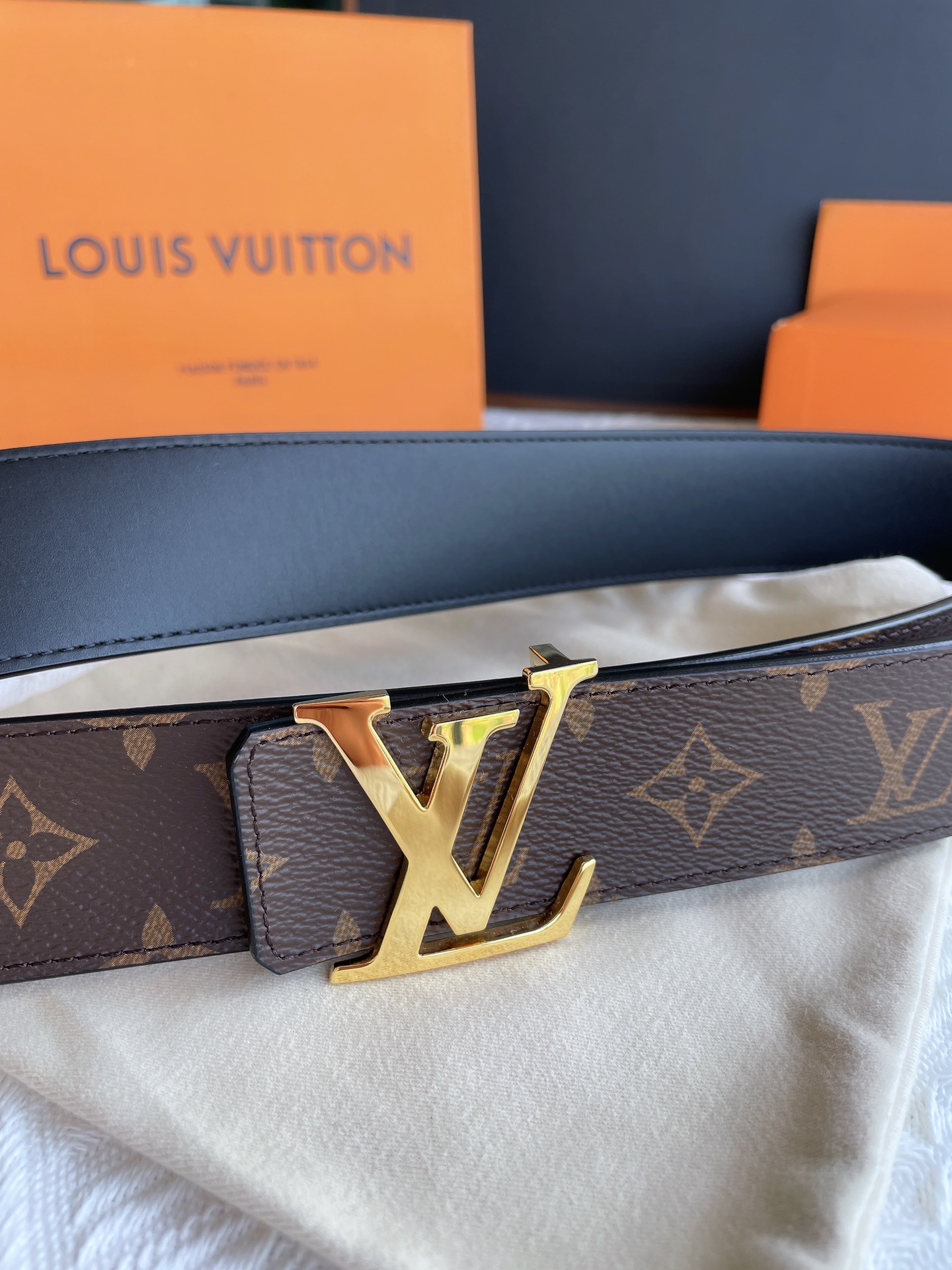 Louis Vuitton Male Basic Belt 40mm-l