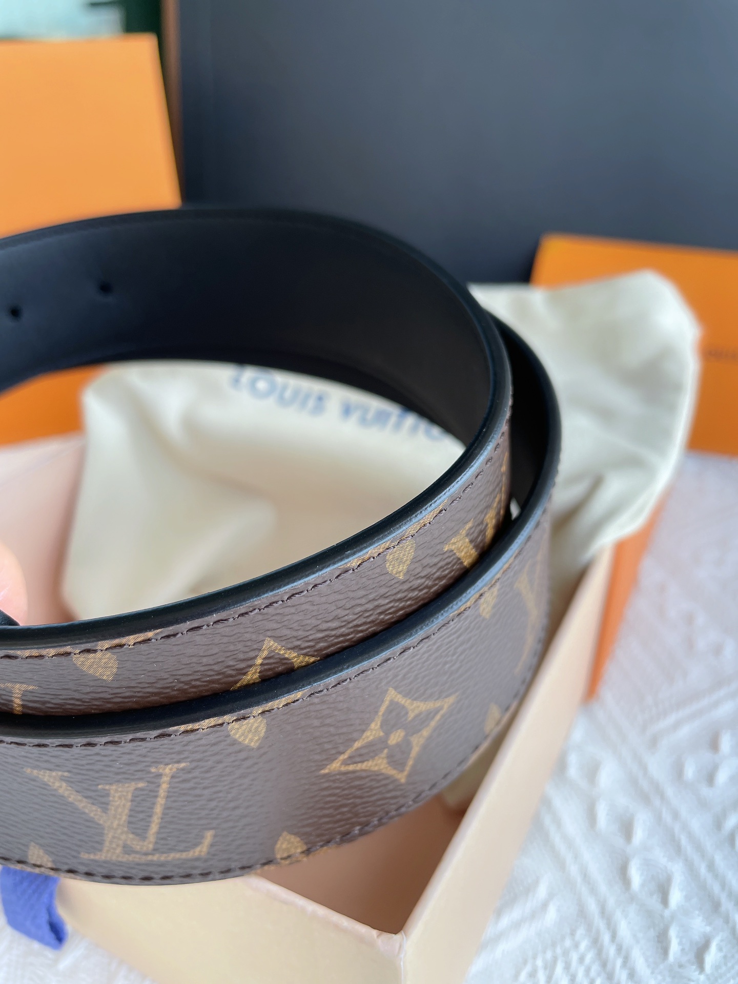 Louis Vuitton Male Basic Belt 40mm-l