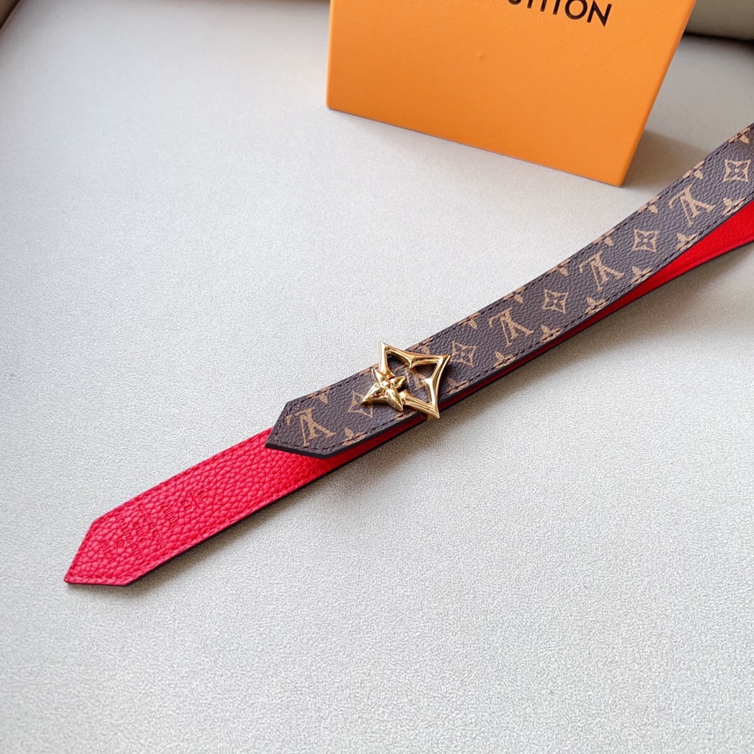 Louis Vuitton Female Basic Belt Cow Leather M-l