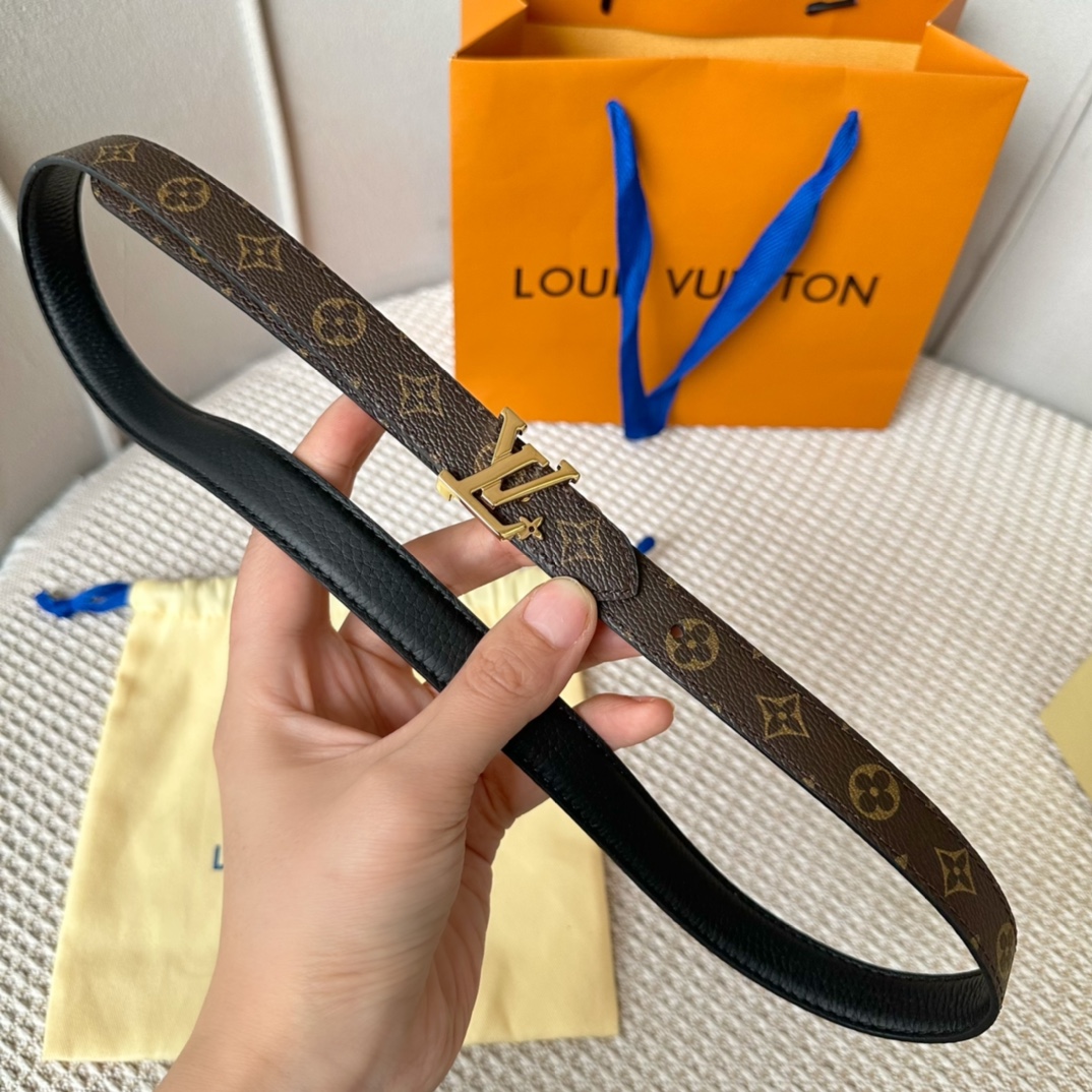 Louis Vuitton Female Basic Belt Cow Leather L