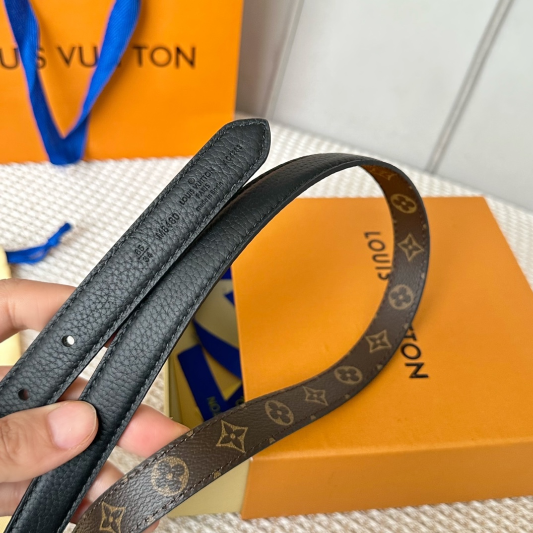 Louis Vuitton Female Basic Belt Cow Leather L