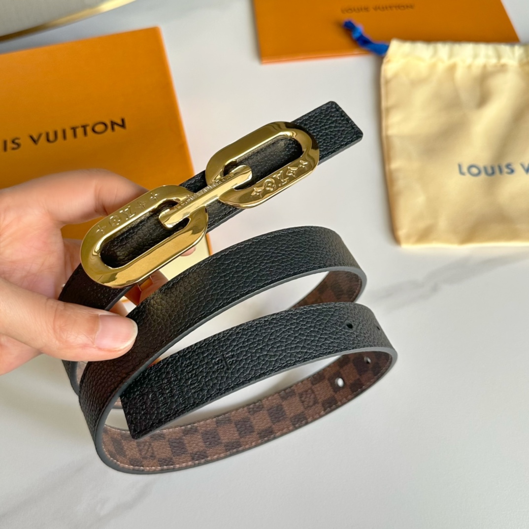 Louis Vuitton Female Basic Belt Cow Leather L