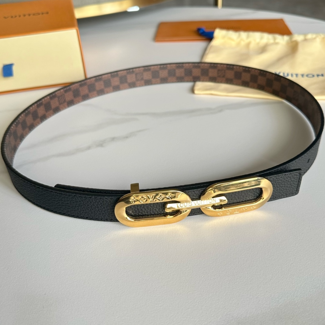 Louis Vuitton Female Basic Belt Cow Leather L