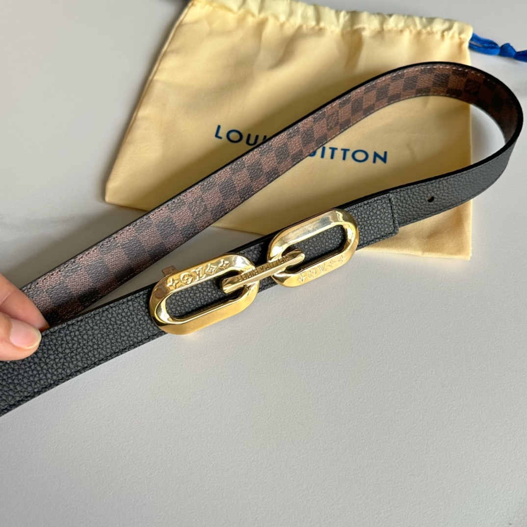 Louis Vuitton Female Basic Belt Cow Leather L