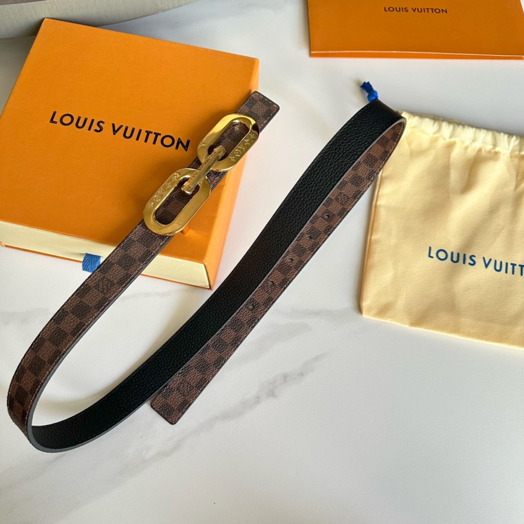 Louis Vuitton Female Basic Belt Cow Leather L