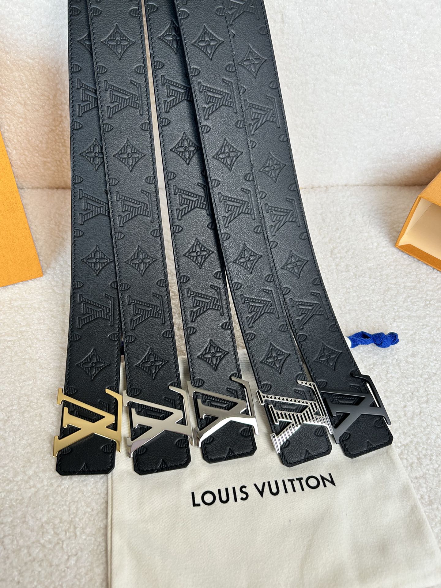 Louis Vuitton Basic Belt Cow Leather M-l