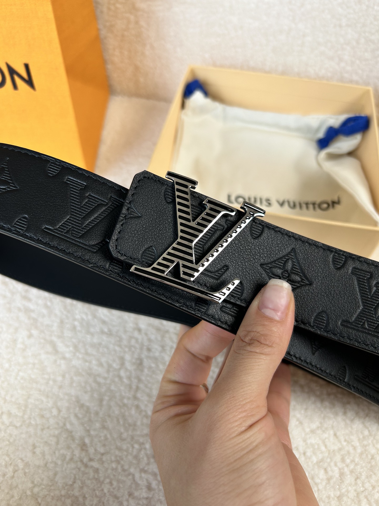 Louis Vuitton Basic Belt Cow Leather M-l