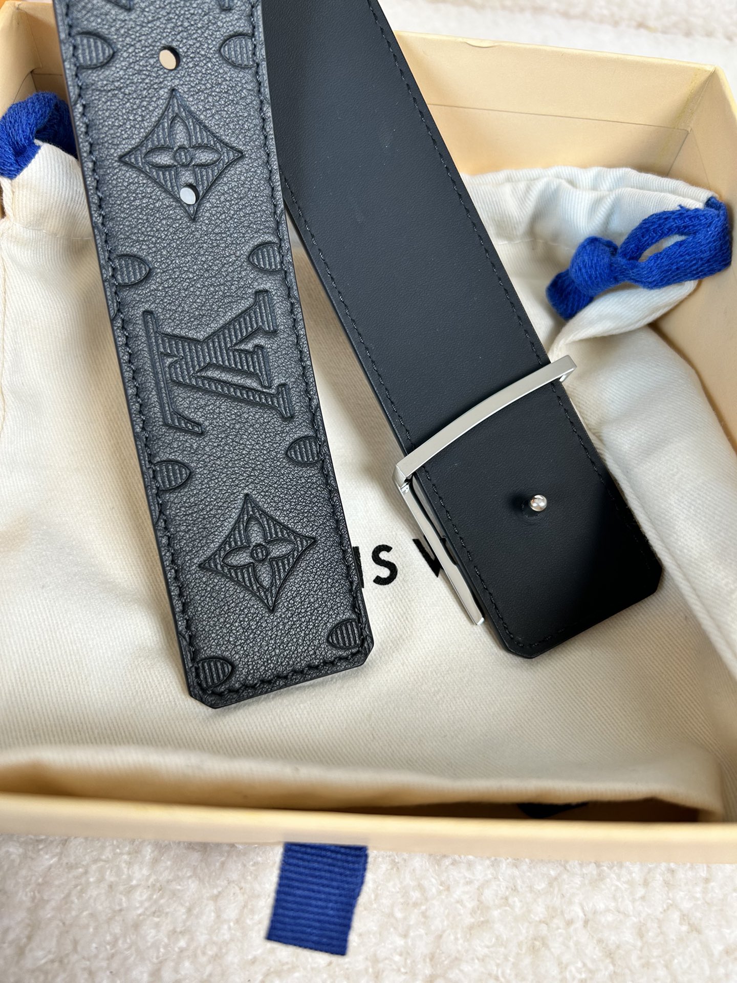 Louis Vuitton Basic Belt Cow Leather M-l