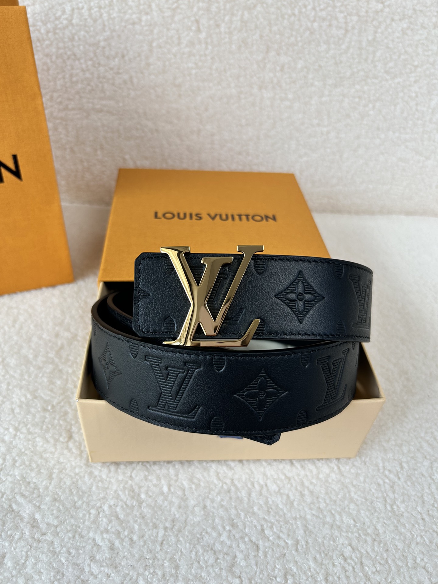 Louis Vuitton Basic Belt Cow Leather M-l