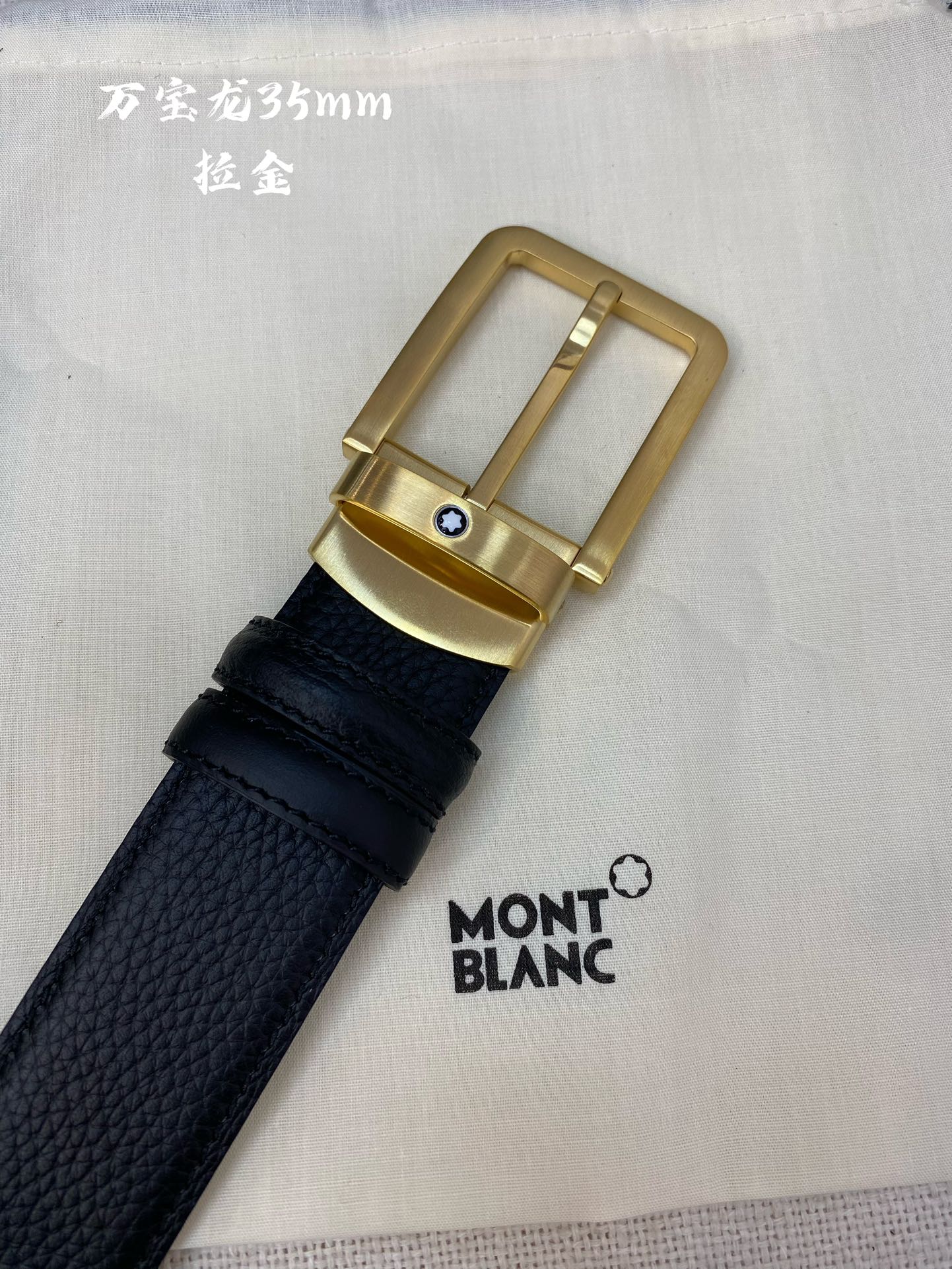 Montblanc Basic Belt Top Grain Leather M-l