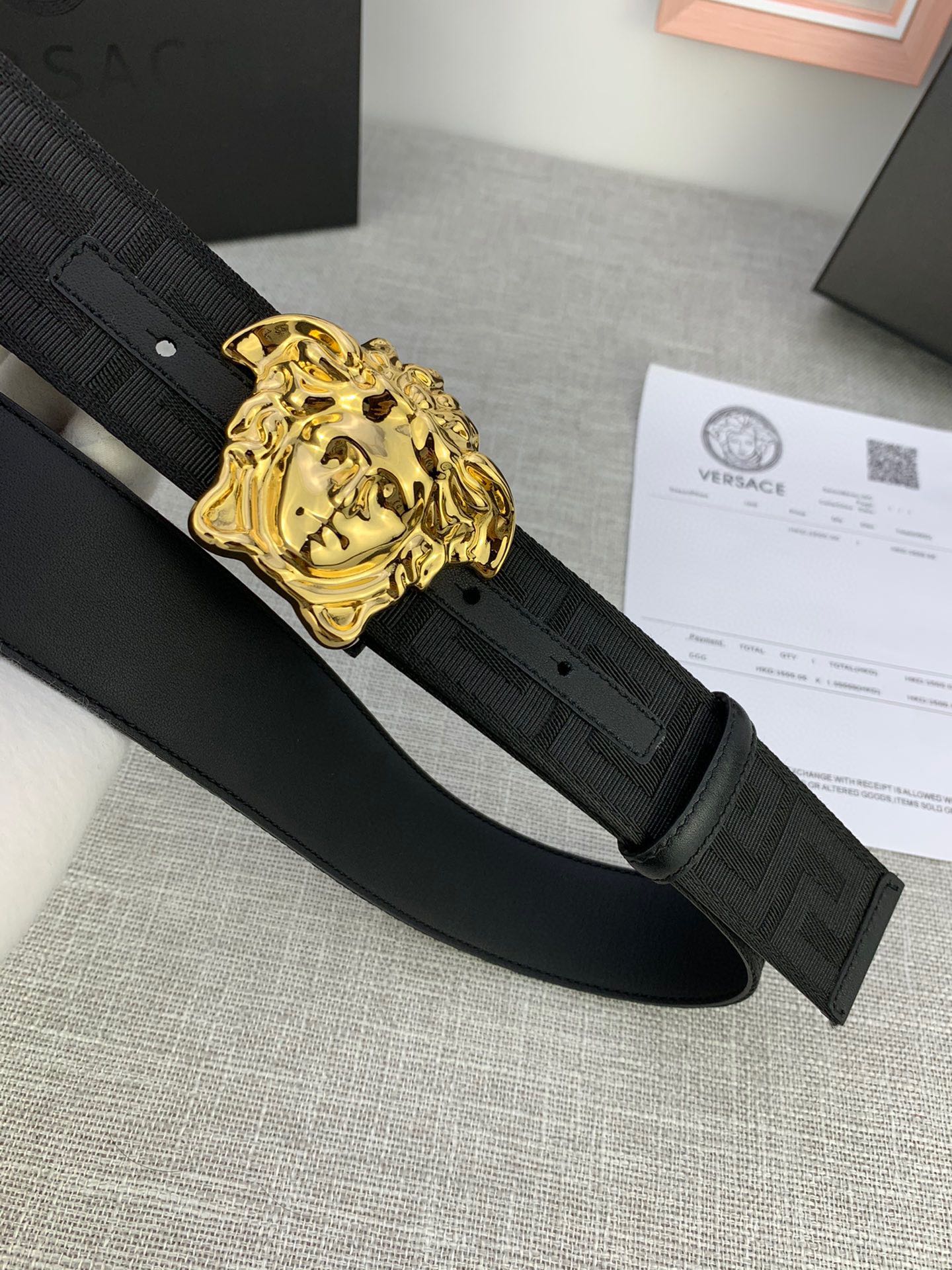 Versace Basic Belt Canvas S-m