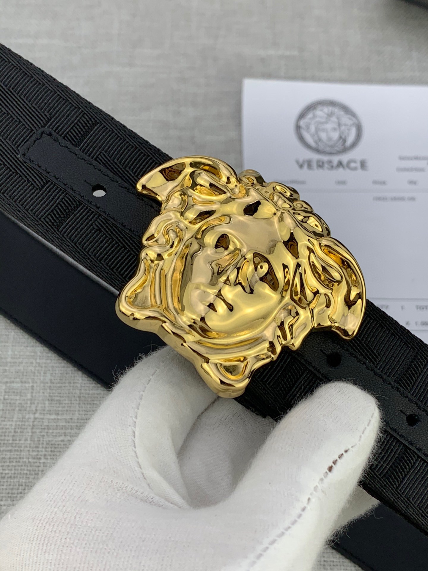 Versace Basic Belt Canvas S-m